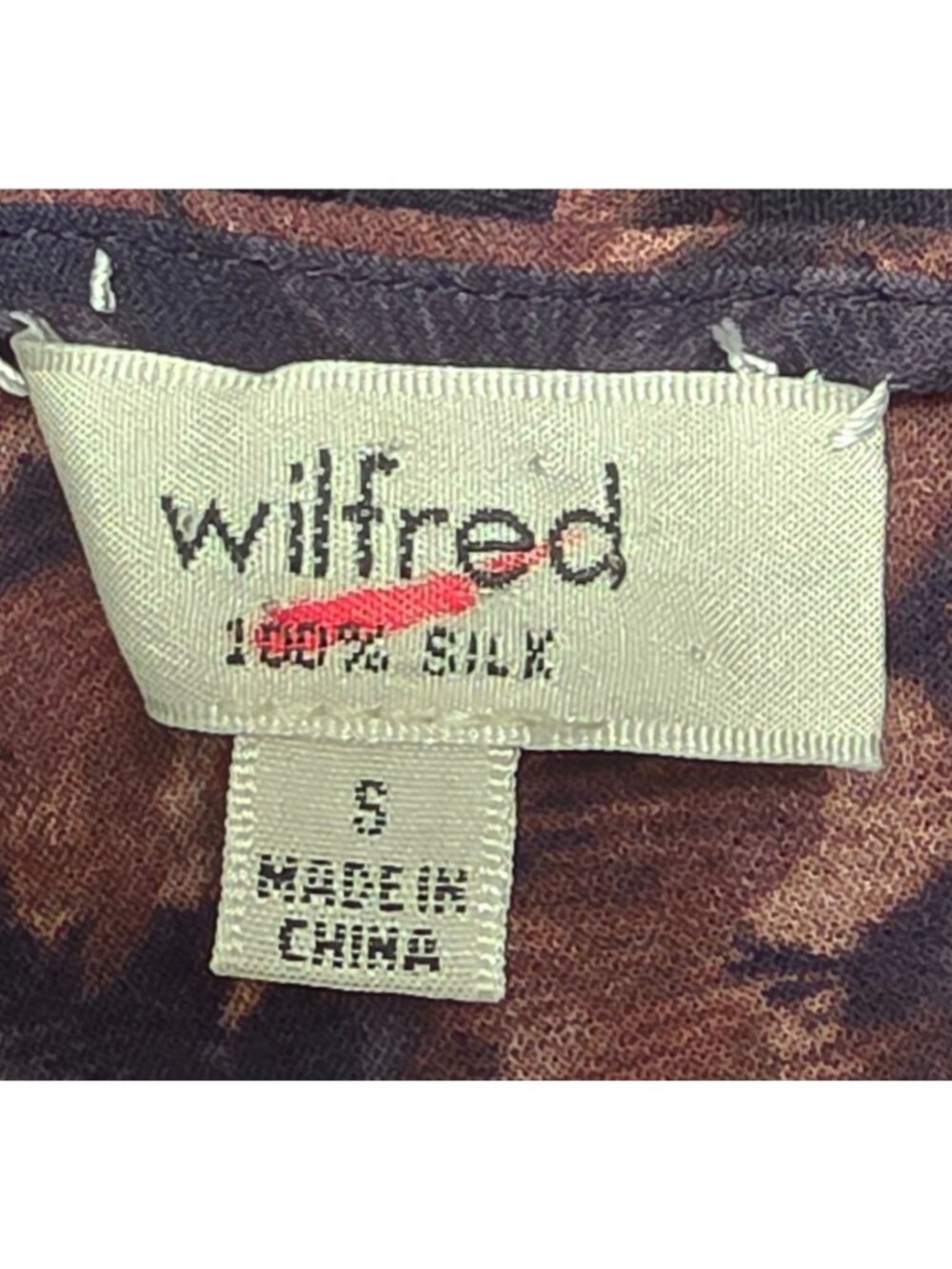 Women's - Wilfred Silk Floral Blouse, Size Small - Picture 4 of 6